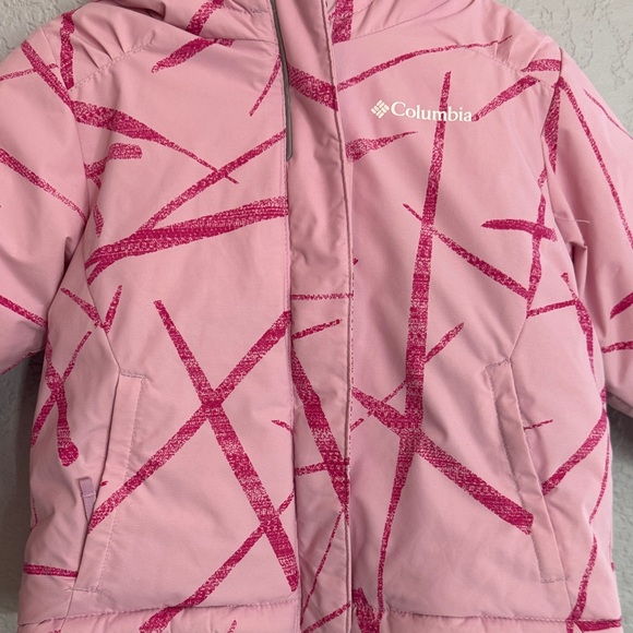Columbia Kids Pink Patterned Puffer Jacket - Picture 3 of 13